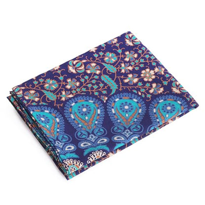 Popular Handicrafts Indian Hippie Bohemian Beautiful Elephant Mandala Curtain Panels Blue Tarquiose - color: Blue Tarquiose, size: 18"W x 32"L (Pack of 2)