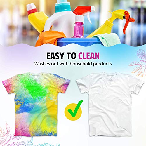 10 Colors x 100gram Each - Holi Color Powder, 10 Natural Powders for Color Wars, Fun Runs, Summer Camps, Festivals, 5k Marathons, Gender Reveals, Parties, Fundraisers, and Rangoli - (100gram Each)