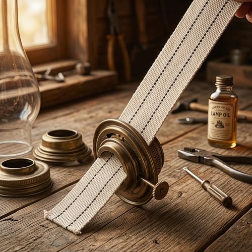 WOONEKY 3-Pack Cotton Flat Oil Lamp Wick Replacement 8.66In Long for Kerosene Lanterns Hurricane Lamps Oil Burners Indoor & Outdoor Emergency Lighting - size: 22.00X5.00X0.20CM