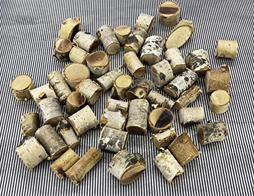 ECOVENIK - Mini Wood Logs 150 Gram in Pack - Original Craft Wood Sticks, vase Filler, Birch Small Wood Log, Rustic Home Decor - size: pack of 150 grams