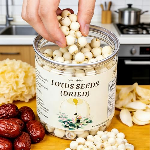 Dried Lotus Seed, 8 oz (227g) Chinese Herbal Tea