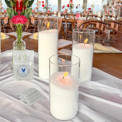 Pearled Candle Wick 2.2 Inch White Cotton Wicks 300-Pack Premium Metal-Free & Lead-Free Candle Wicks for Candle Making - color: White-2.2 Inch-300pcs