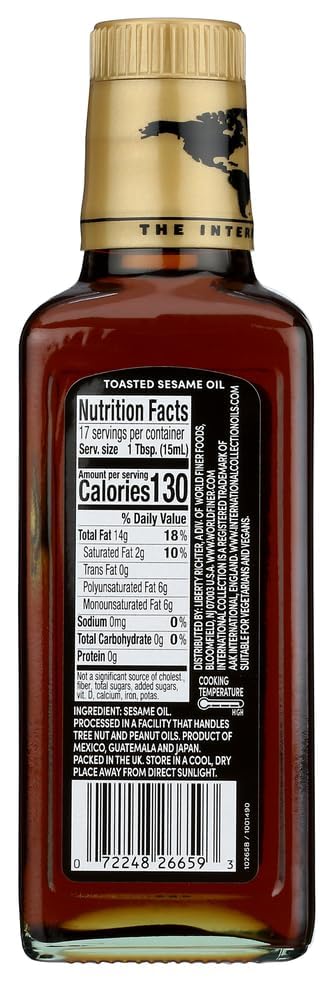 International Collection Sesame Oil | Expertly Sourced | 8.45OZ (1 Pack)