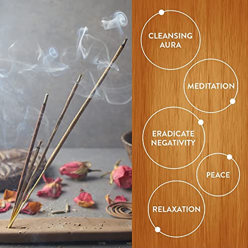 HEM Premium Sandalwood Masala Incense Sticks | Soothing Aroma, Air Purifier for Meditation | Aromatherapy Incense For Anxiety & Stress Relief | Gift Set | Pack of 12 (15 gms each) - size: Sandalwood