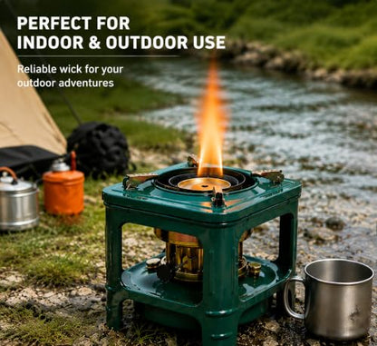 200Pcs Cotton Kerosene Stove Wick for Camp Heater Outdoor Light Spare