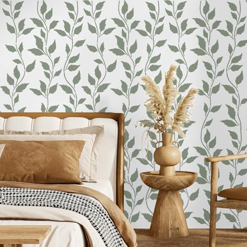 Stencils for Crafts Reusable Texture Stencils for Painting 12"x8" - style: Floral