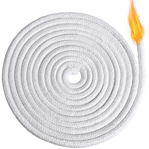 BBTO 6.56 Feet Cotton Oil Lamp Wicks Braided Round Wick,6 mm/ 0.23 Inch - size: 6 mm/ 0.23 Inch