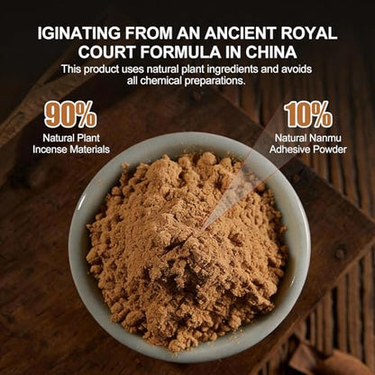 Incense Sticks,Derived from The Ancient Court Formula of China, it is Made of Pure Natural Materials.are Most Suitable for Meditation, Yoga, Family Fragrance and Psychotherapy