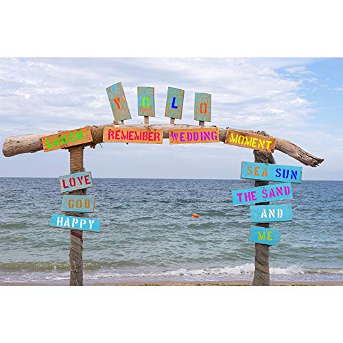 Zonon 153 Pcs 1 Inch Letter Stencils for Painting Number Symbol Stencil Set Reusable Plastic Alphabet Painting Templates Interlocking Kit for Wood Wall Fabric Door Craft DIY Art Projects - size: 1 Inch