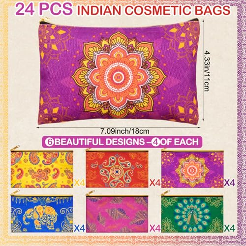 24 Pcs Indian Return Gifts for Pooja, 7.1 x 4.3 Inch - size: 7.1 x 4.3 Inch