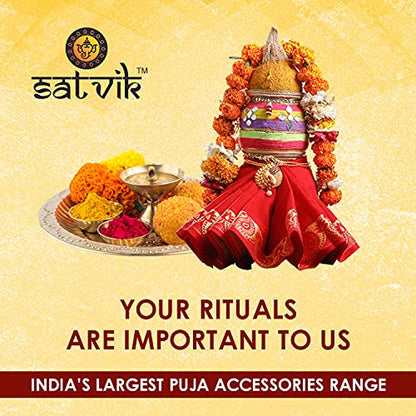Satvik Brass 4 Pc Bhog Thali Set for Laddu Gopal With Glass, Bowl and Pooja Spoon - Home and Temple Kanha Ji Plate Set (Medium) - size: Medium