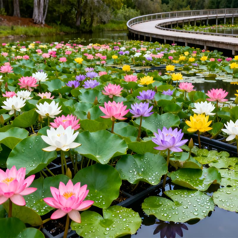 20Pcs Mix Lotus Seeds for Planting-Non-GMO Heirloom Plant Seeds Garden Outdoor