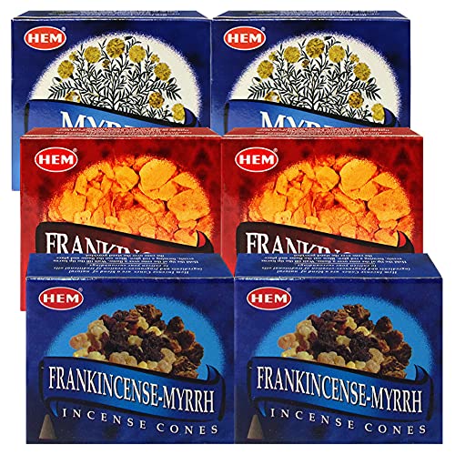 Incense Cones & Holder Bundle Variety Pack from Hem Trumiri Insense Inscents Insencents Insence - color: Blue