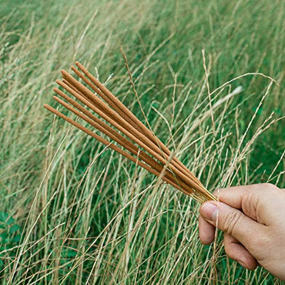 Goloka Nag Champa Incense - 250 GM Box - Hand Rolled Agarbatti Fine Quality Incense Sticks for Purification, Relaxation, Positivity, Yoga, Meditation