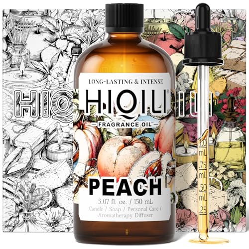 HIQILI Peach Fragrance Oil for Home Diffuser, Body Spray - 5.07 Fl Oz - size: 5.07 Fl Oz (Pack of 1)