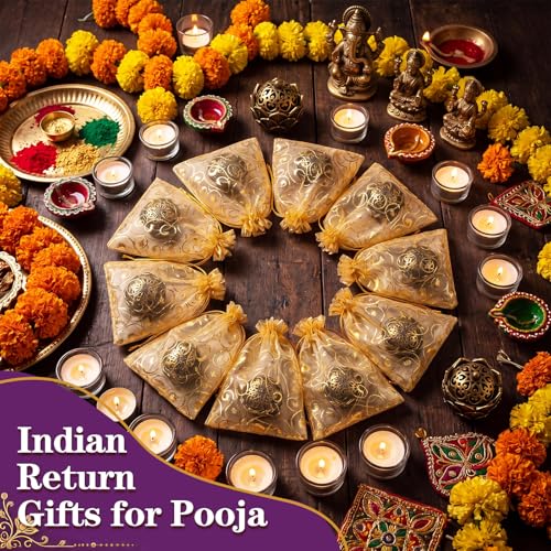 10 Pack Lotus Incense Holders Diwali, 2.4 oz Metal Burners