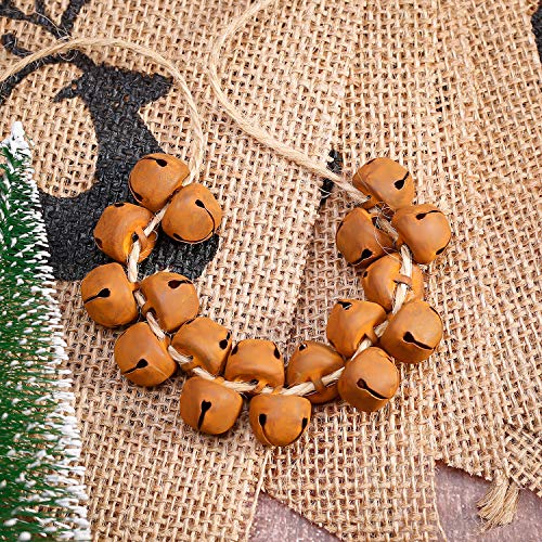Zhanmai 300 Piece Jingle Bells Bulk for Craft, 0.5 Inch DIY Christmas Bells - color: Rusty, size: 0.5 inch