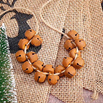 Zhanmai 300 Piece Jingle Bells Bulk for Craft, 0.5 Inch DIY Christmas Bells - color: Rusty, size: 0.5 inch